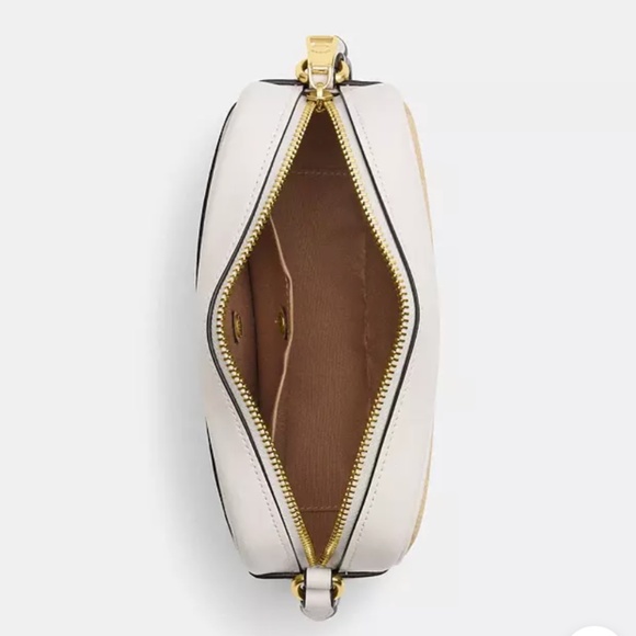 New💕Coach Mini Jamie Camera Bag In Signature Canvas With Heart Print - Picture 3 of 5